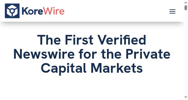 Screenshot of korewire.com