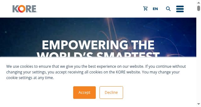 Screenshot of korewireless.com