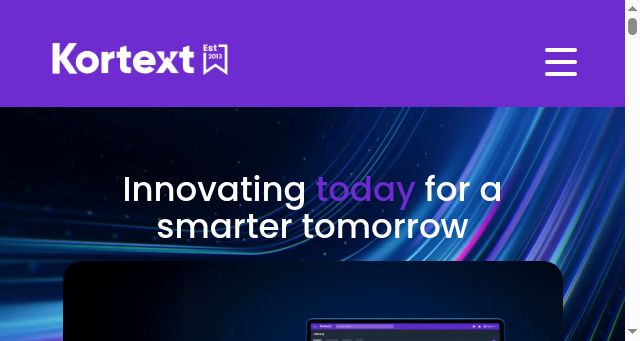 Screenshot of kortext.com