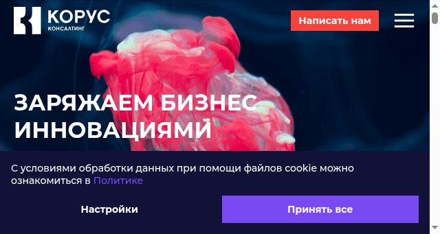Screenshot of korusconsulting.ru