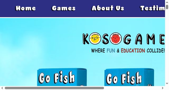 Screenshot of kosogames.com