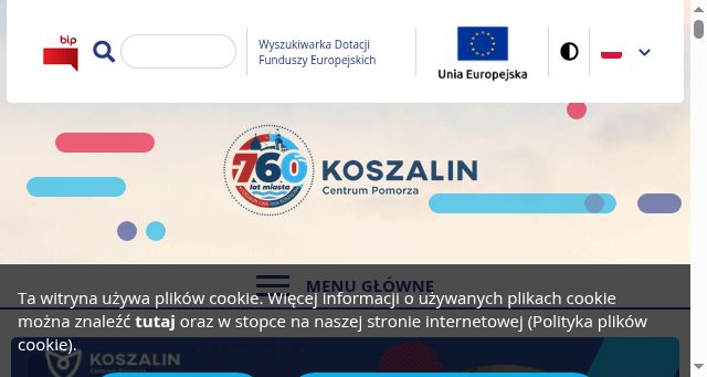 Screenshot of koszalin.pl