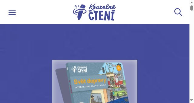 Screenshot of kouzelnecteni.cz