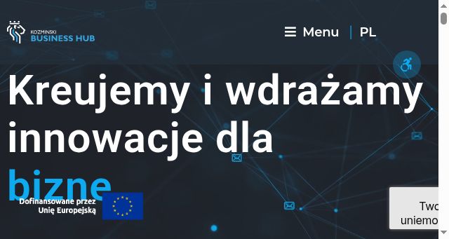 Screenshot of kozminskihub.com