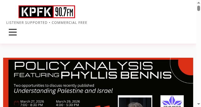 Screenshot of kpfk.org