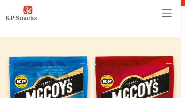 Screenshot of kpsnacks.com