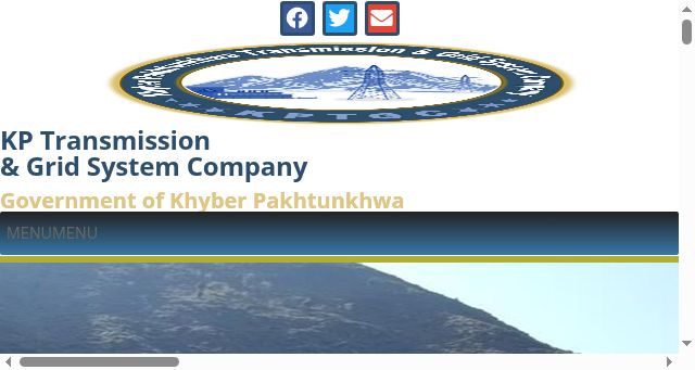Screenshot of kptgc.gov.pk
