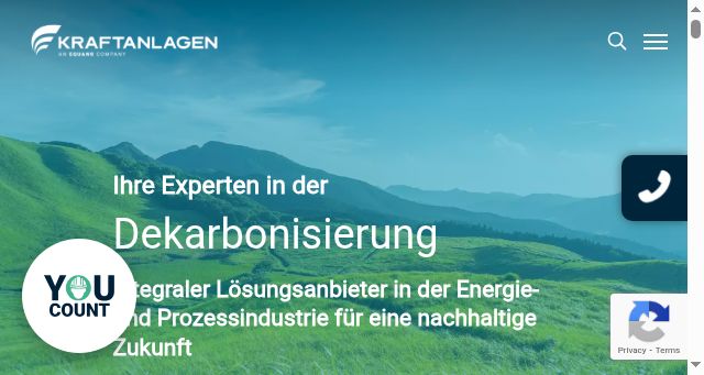 Screenshot of kraftanlagen.com