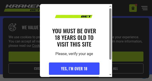 Screenshot of krakenbet-bd.com