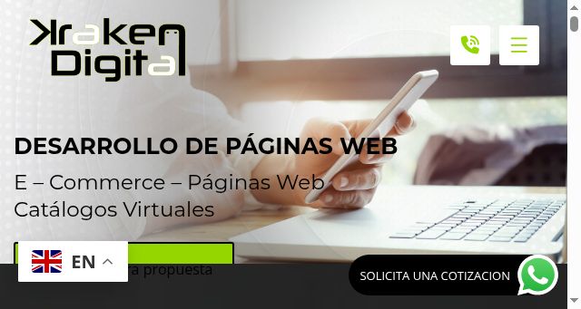 Screenshot of krakendigital.net