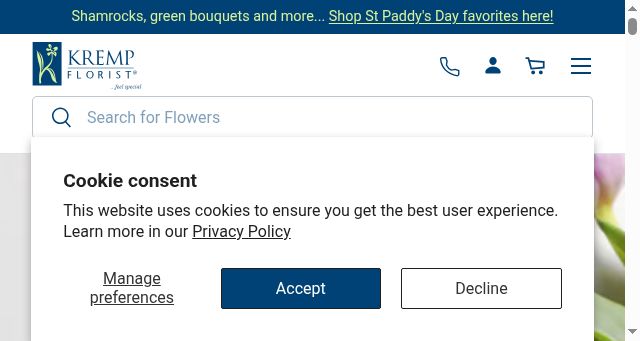 Screenshot of kremp.com