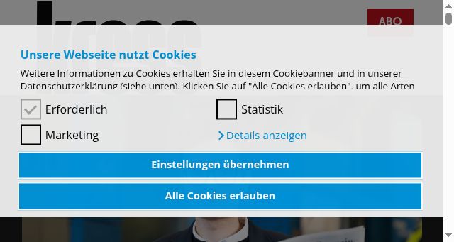 Screenshot of kress.de