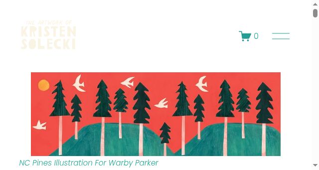 Screenshot of kristensolecki.com