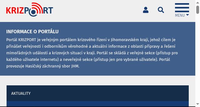 Screenshot of krizport.cz
