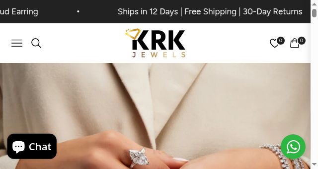 Screenshot of krkjewels.com