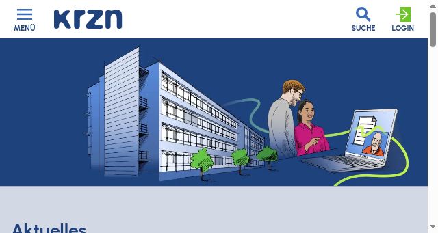 Screenshot of krzn.de