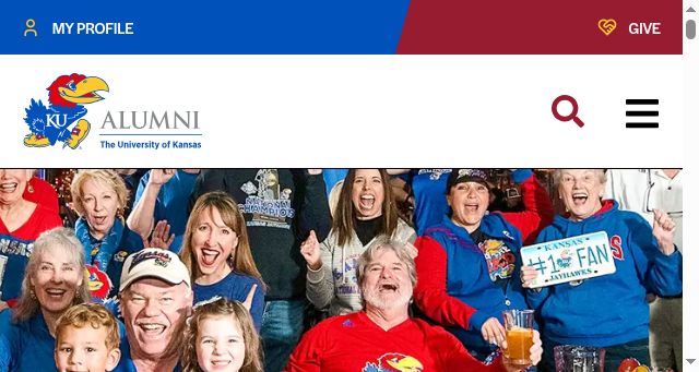 Screenshot of kualumni.org