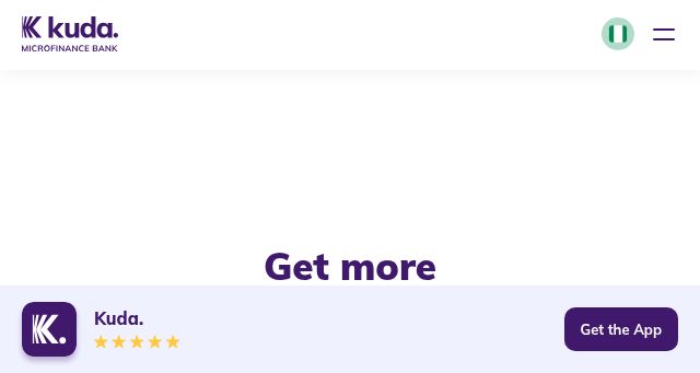 Screenshot of kuda.com