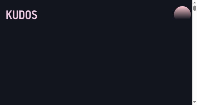 Screenshot of kudos.nyc