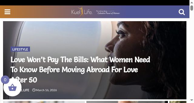 Screenshot of kuellife.com