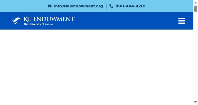 Screenshot of kuendowment.org