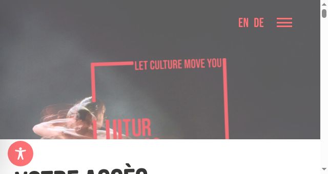 Screenshot of kulturpass.lu