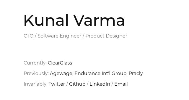 Screenshot of kunalvarma.in