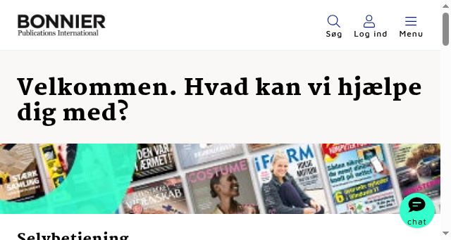 Screenshot of kundeservice.nu