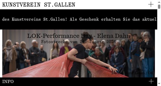 Screenshot of kunstverein.sg