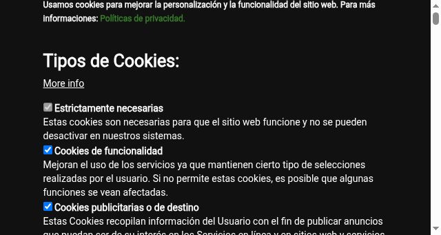 Screenshot of kurosu.com.py
