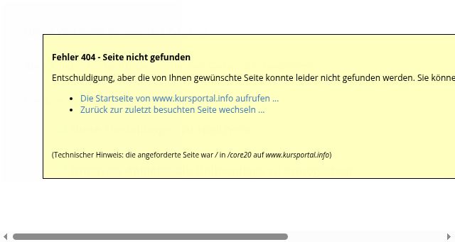 Screenshot of kursportal.info