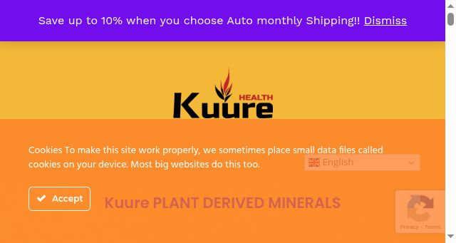 Screenshot of kuurehealth.com