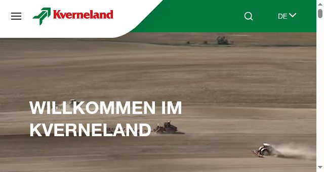 Screenshot of kverneland.de