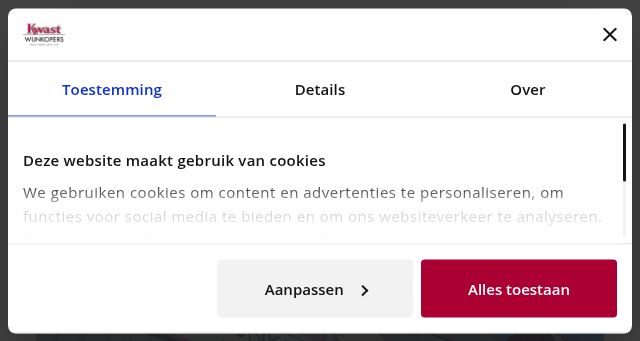 Screenshot of kwastwijnkopers.nl