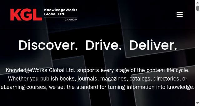 Screenshot of kwglobal.com