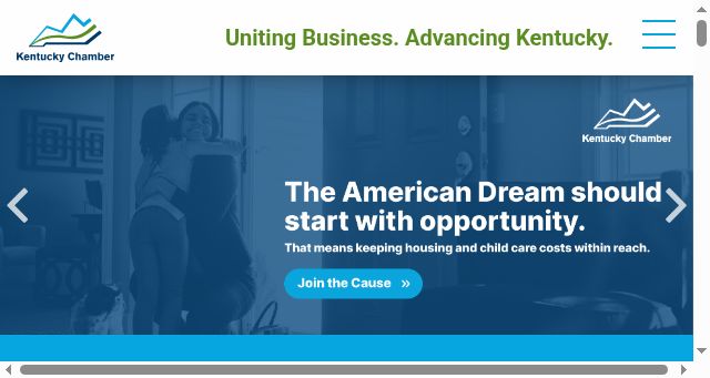 Screenshot of kychamber.com