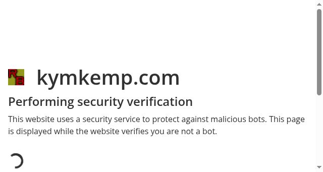 Screenshot of kymkemp.com