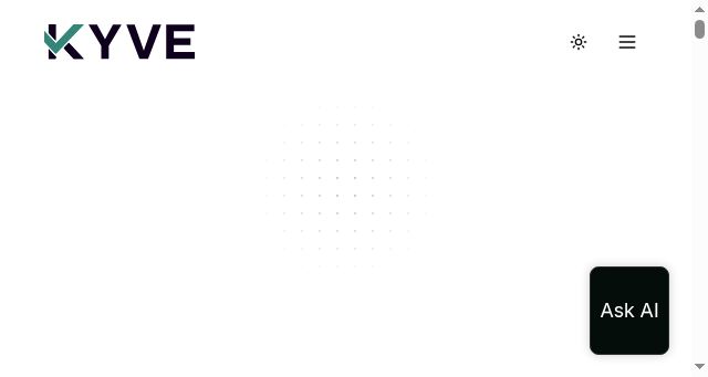 Screenshot of kyve.network