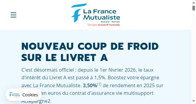 Screenshot of la-france-mutualiste.fr