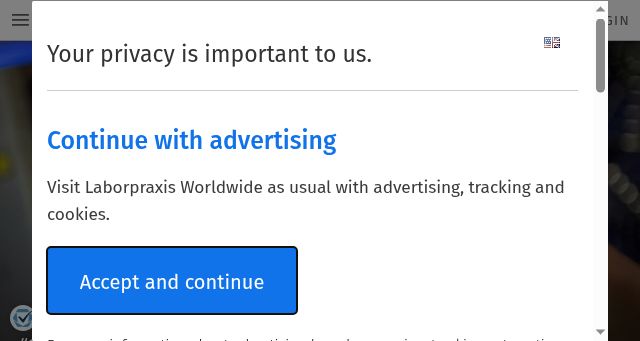 Screenshot of lab-worldwide.com