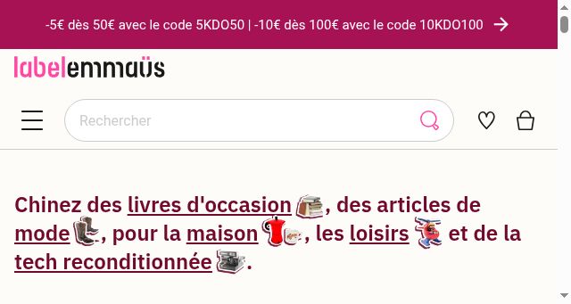 Screenshot of label-emmaus.co