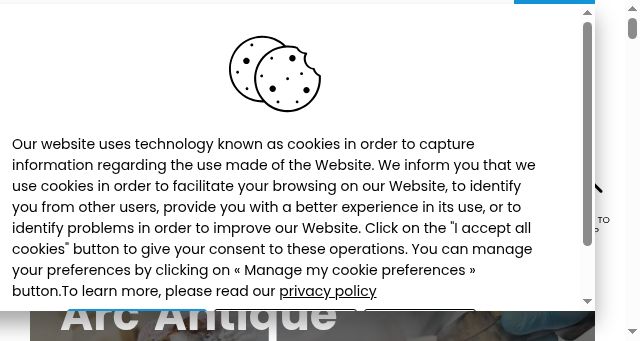 Screenshot of laboratoire-arc-antique.fr