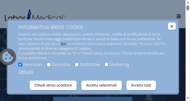 Screenshot of labormedical.it