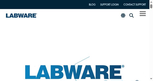 Screenshot of labware.com