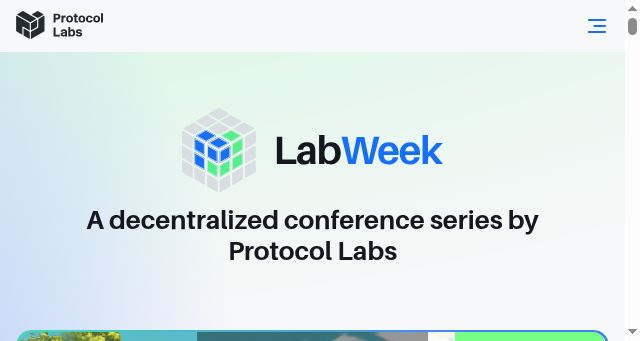 Screenshot of labweek.io