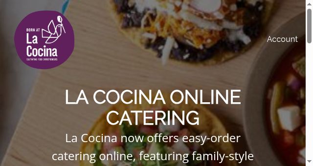 Screenshot of lacocinasf.menu