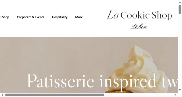 Screenshot of lacookieshop.com