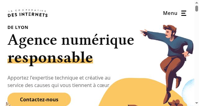 Screenshot of lacooperativedesinternets.fr