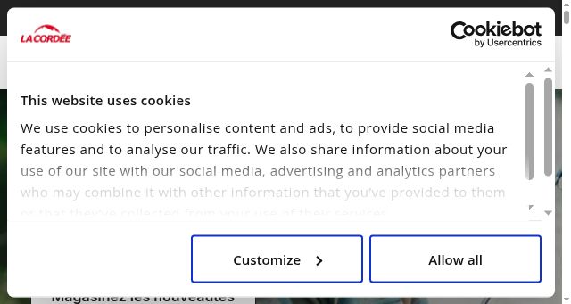 Screenshot of lacordee.com