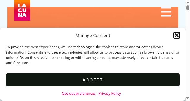 Screenshot of lacuna.digital